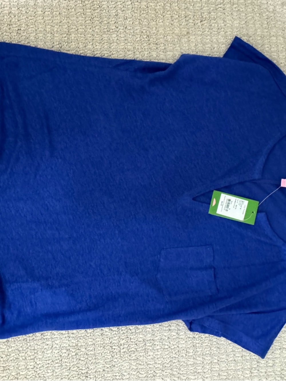 Lilly Pulitzer Bomber Blue Short Sleeve Tee